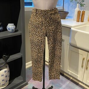 J. Crew Leopard Print Winnie Ankle Pant – Size 0